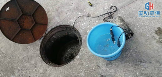 排水末端在線監控設備探頭清洗